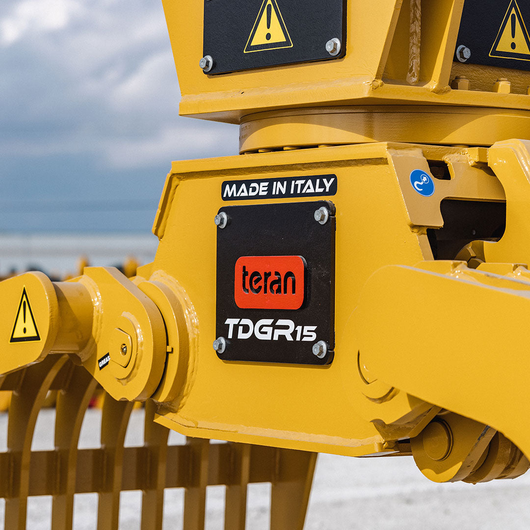 Teran TDGR15 Rotating Grapple, Excavator Attach