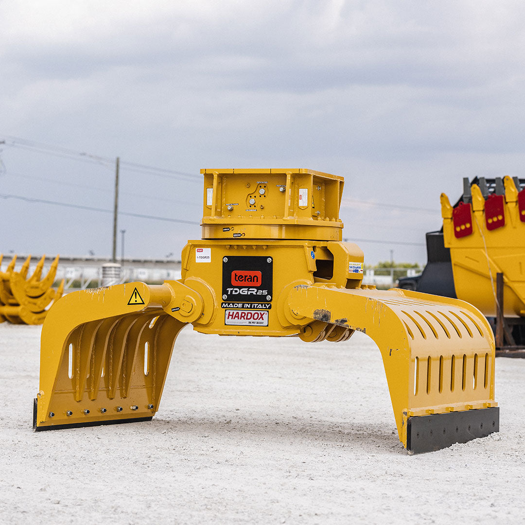 Teran TDGR25 Rotating Grapple, Excavator Attach