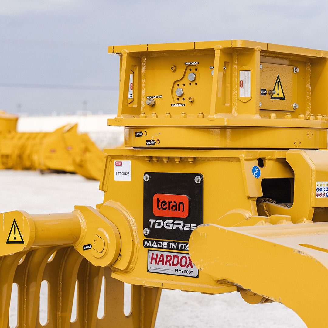 Teran TDGR25 Rotating Grapple, Excavator Attach