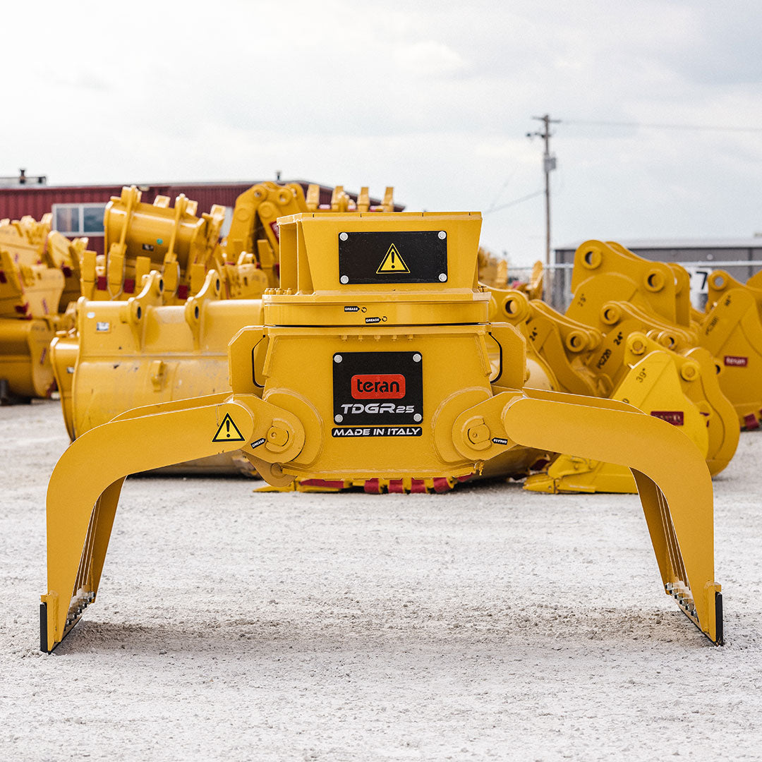 Teran TDGR25 Rotating Grapple, Excavator Attach
