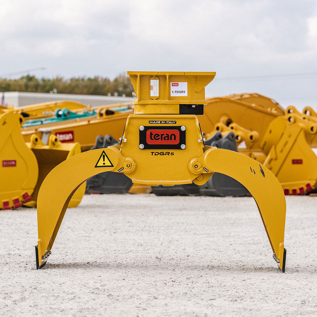 Teran TDGR5 Rotating Grapple, Excavator Attach