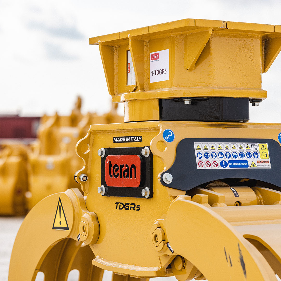 Teran TDGR5 Rotating Grapple, Excavator Attach