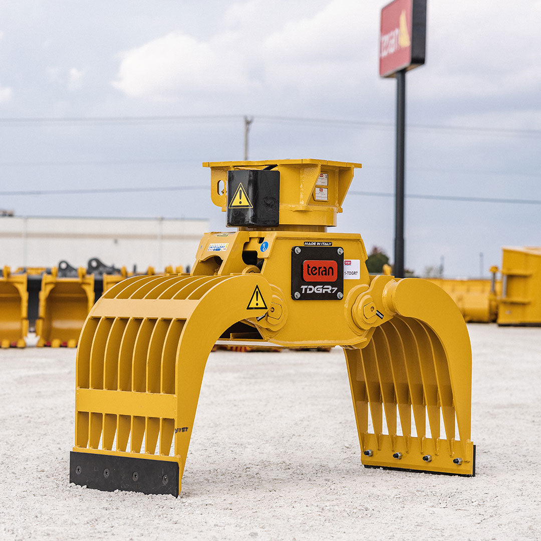 Teran TDGR7 Rotating Grapple, Excavator Attach
