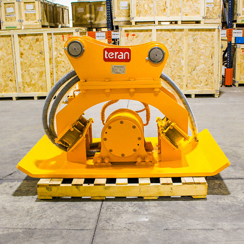Teran Hydraulic Compactor | Model TDHC-JD350 | Replaceable Teeth & Blades | Compatibility 24-35 Tons | For Excavators