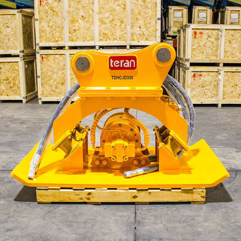 Teran Hydraulic Compactor | Model TDHC-JD350 | Replaceable Teeth & Blades | Compatibility 24-35 Tons | For Excavators