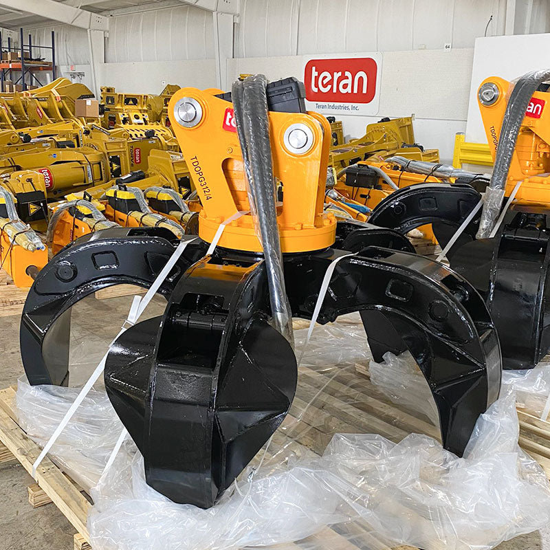 TERAN TDOPG312 HYDRAULIC ORANGE PEEL GRAPPLE, EXCAVATOR ATTACH