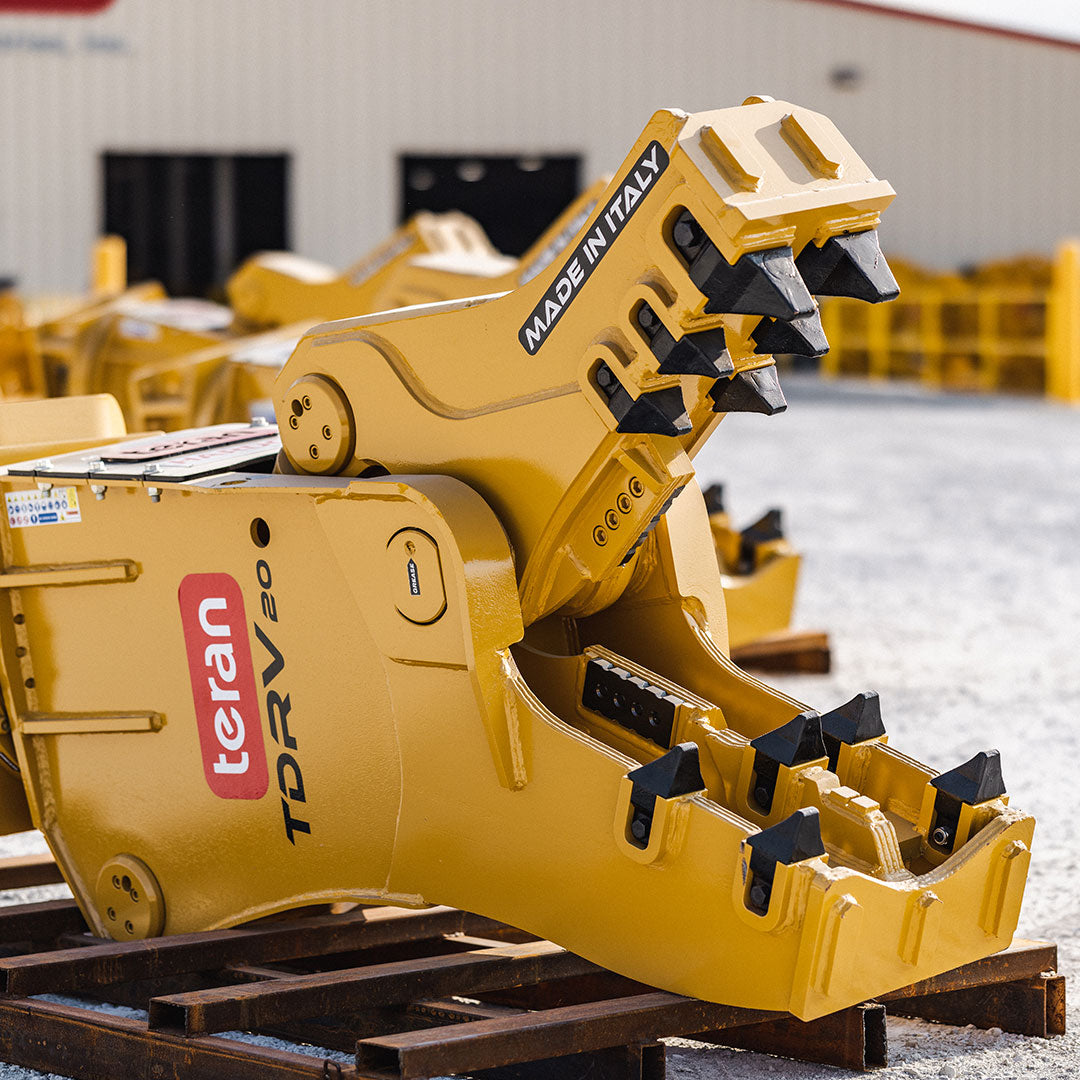Teran 4400" lbs TDRV20 Rotating Pulverizer, Excavator Attach