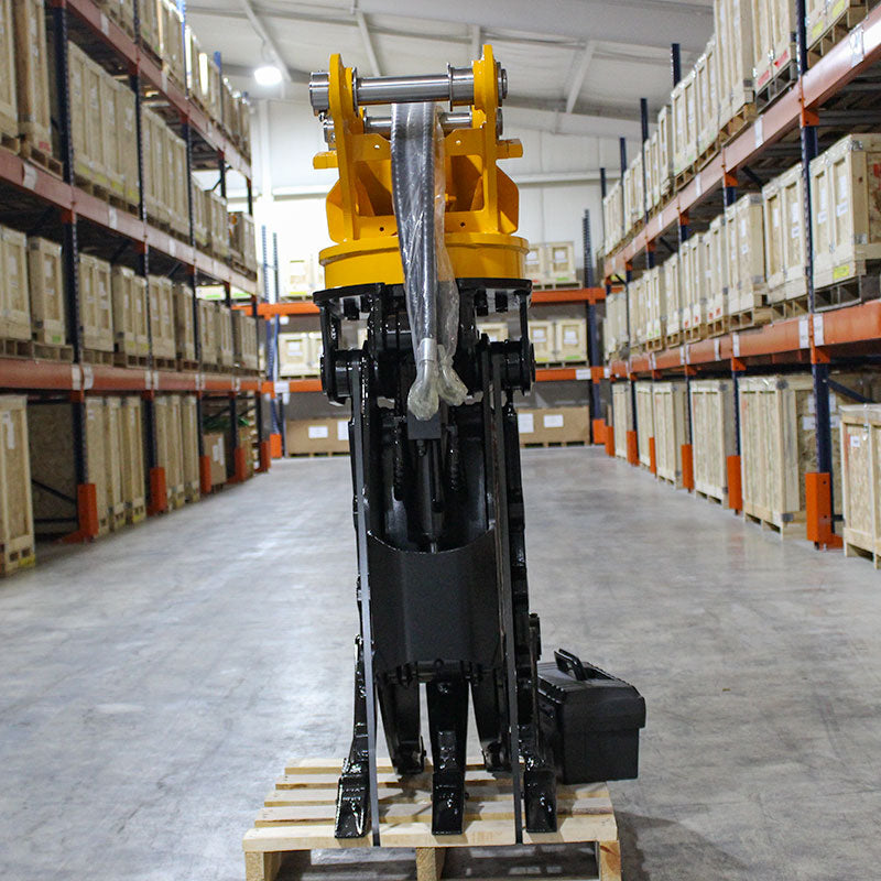 TERAN TDWSG307 Hydraulic Rotary Wood/Stone Grapple, Excavator Attach