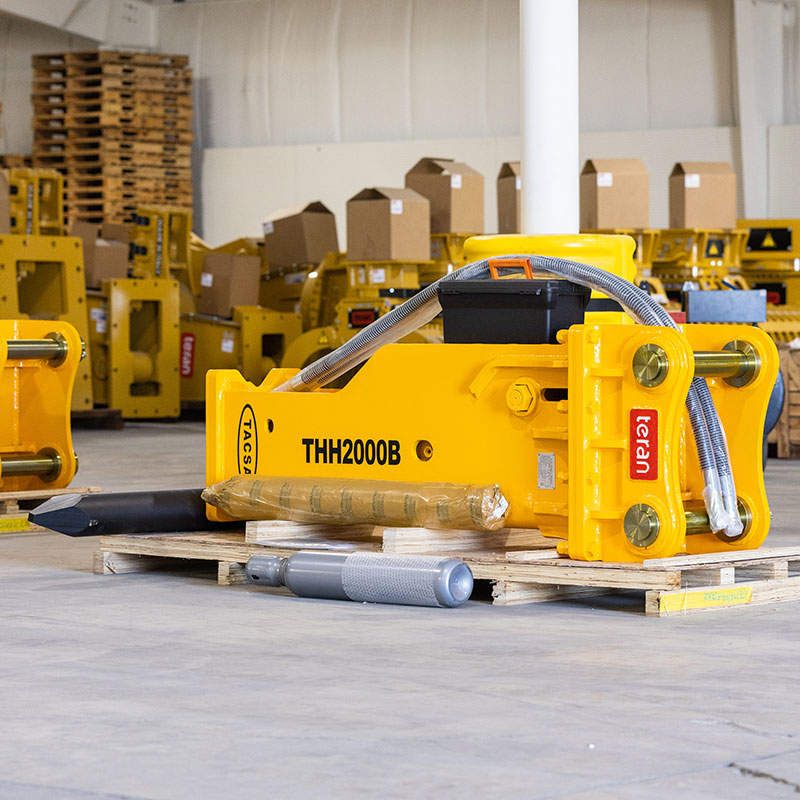 TERAN THH2000B Hydraulic Breaker – CAT 320-All 18-25 Ton, Excavator Attach