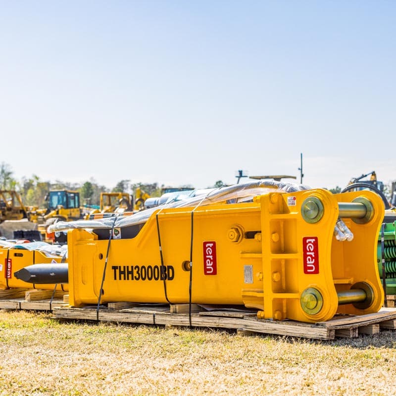 TERAN THH3000B Hydraulic Breaker – CAT 330, Excavator Attach