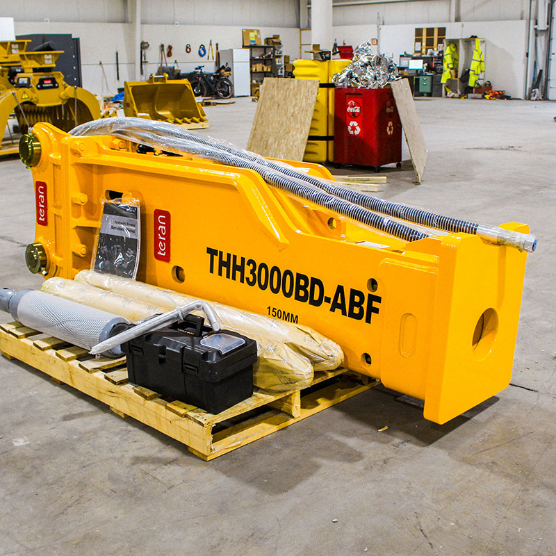 Teran Hydraulic Breaker | Models THH-3000B-ABF | ABF System | Compatibility 28-35 Tons | For Excavators