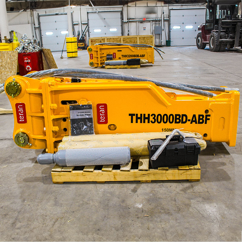 Teran Hydraulic Breaker | Models THH-3000B-ABF | ABF System | Compatibility 28-35 Tons | For Excavators