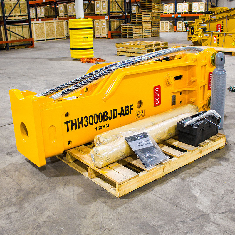 Teran Hydraulic Breaker | Models THH-3000BJD-ABF | ABF System | 90MM Pins | Compatibility JD/EX270 Linkage | For Excavators