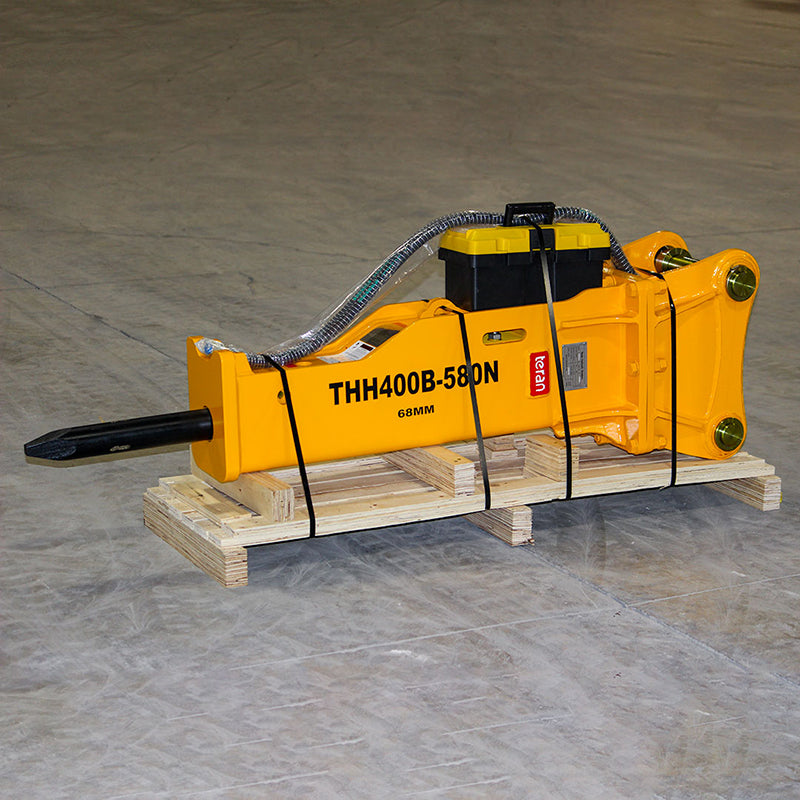 Teran THH400B Hydraulic Breaker – Case 580N, Excavator Attach