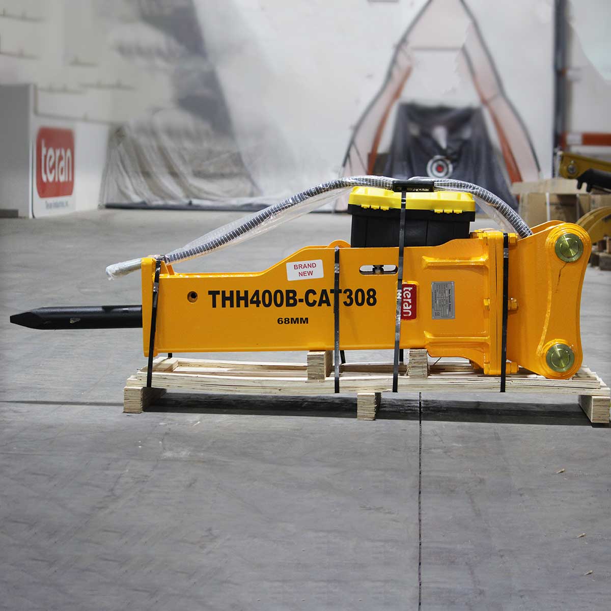 TERAN THH400B Hydraulic Breaker – CAT 307/308, Excavator Attach