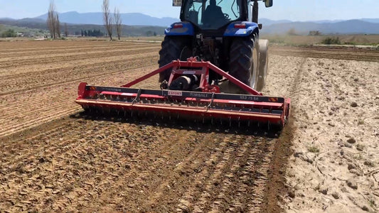 TOSCANO Standard Power Harrow | Model 2500 & 3000 | Work Width 8.2 To 9.8 Feet | Horsepower 80-120 HP | For Tractor