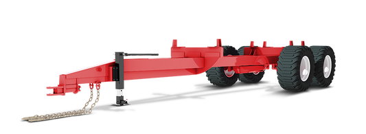 Horst Wagons Trailer Chassis | Model TR505 | Capacity 20 Tons | Spindles Diameter 3" | For Agricultural Transport & Forage/Grain Box Applications