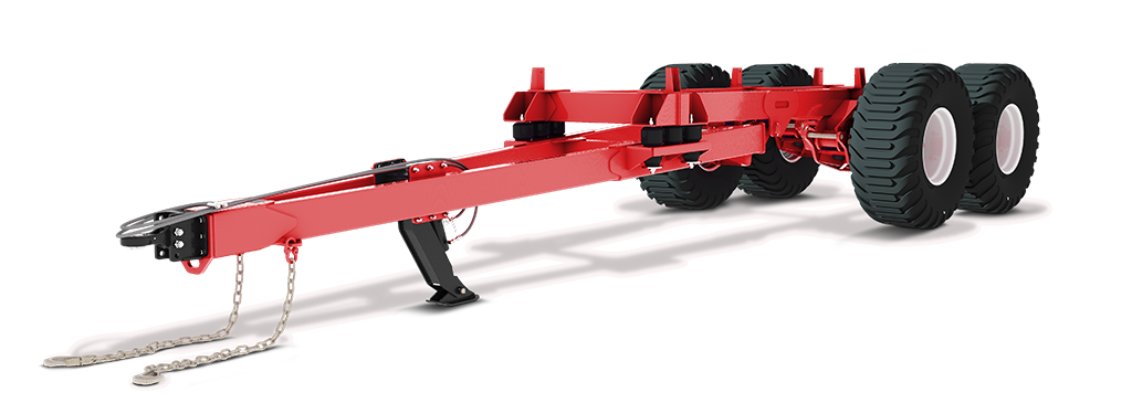 Horst Wagons Trailer Chassis w/ Road Flex | Model TR-505RF | Capacity 20 Tons | Spindles Diameter 3" inches | For Agricultural Hauling & Forage/Grain Box Applications