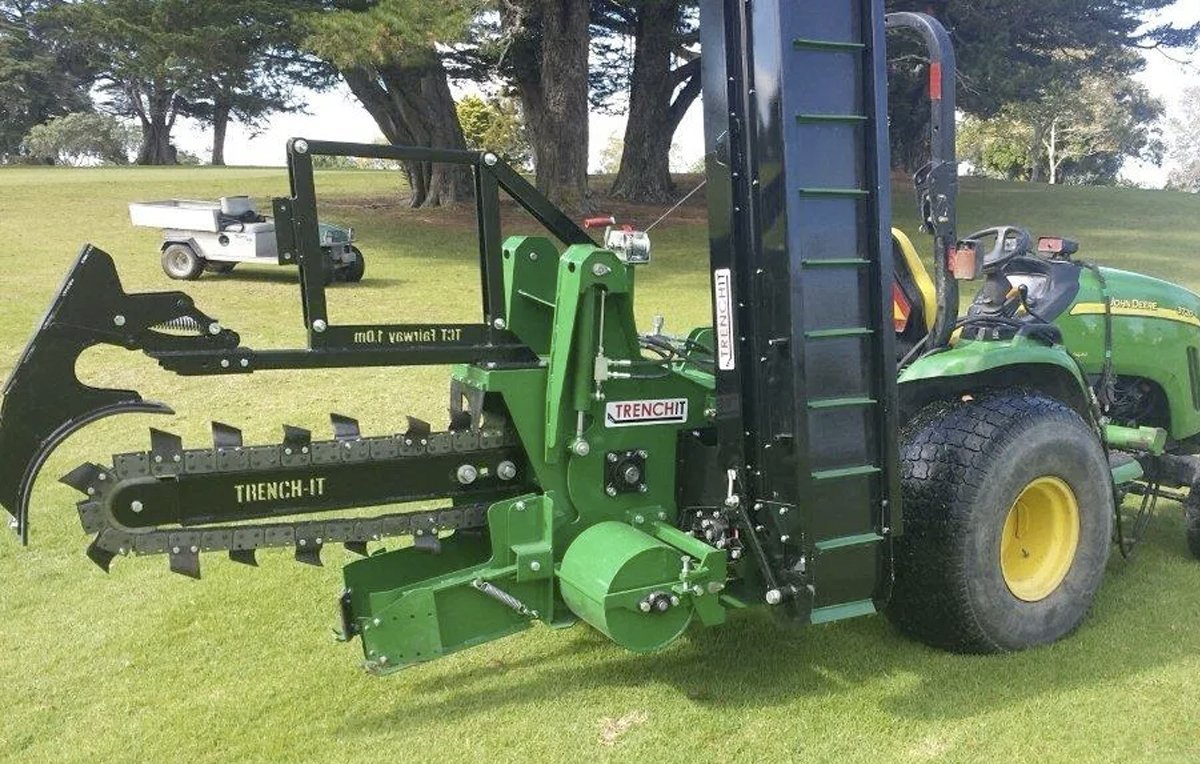 Trenchit Trencher With Hydraulic Depth Control | Model TCT PRO & Fairway | 40-100HP | For Tractor