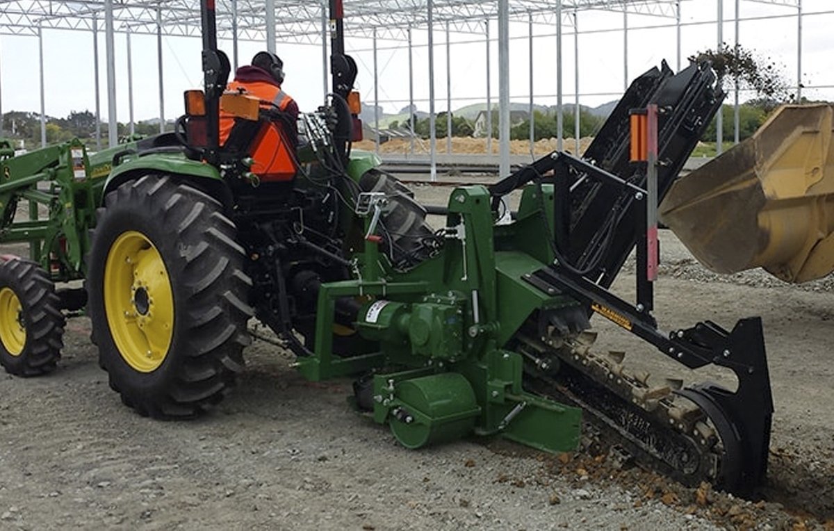 Trenchit Trencher With Hydraulic Depth Control | Model TCT PRO & Fairway | 40-100HP | For Tractor