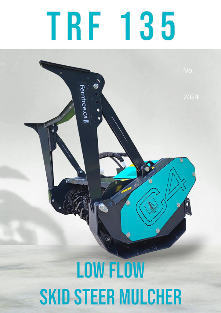 Ferntree TRF135/VM Skid Steer Mulcher | Cutting Width 54" | For 11–29 GPM Skid Steers