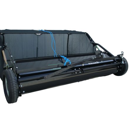Field Tuff 38" Tow-Style Lawn Sweeper – Quick Assembly, 12.5 cu. ft. Capacity | Towing Power 8–14 HP / 200cc+ | For ATVs, UTVs & Lawn Tractors