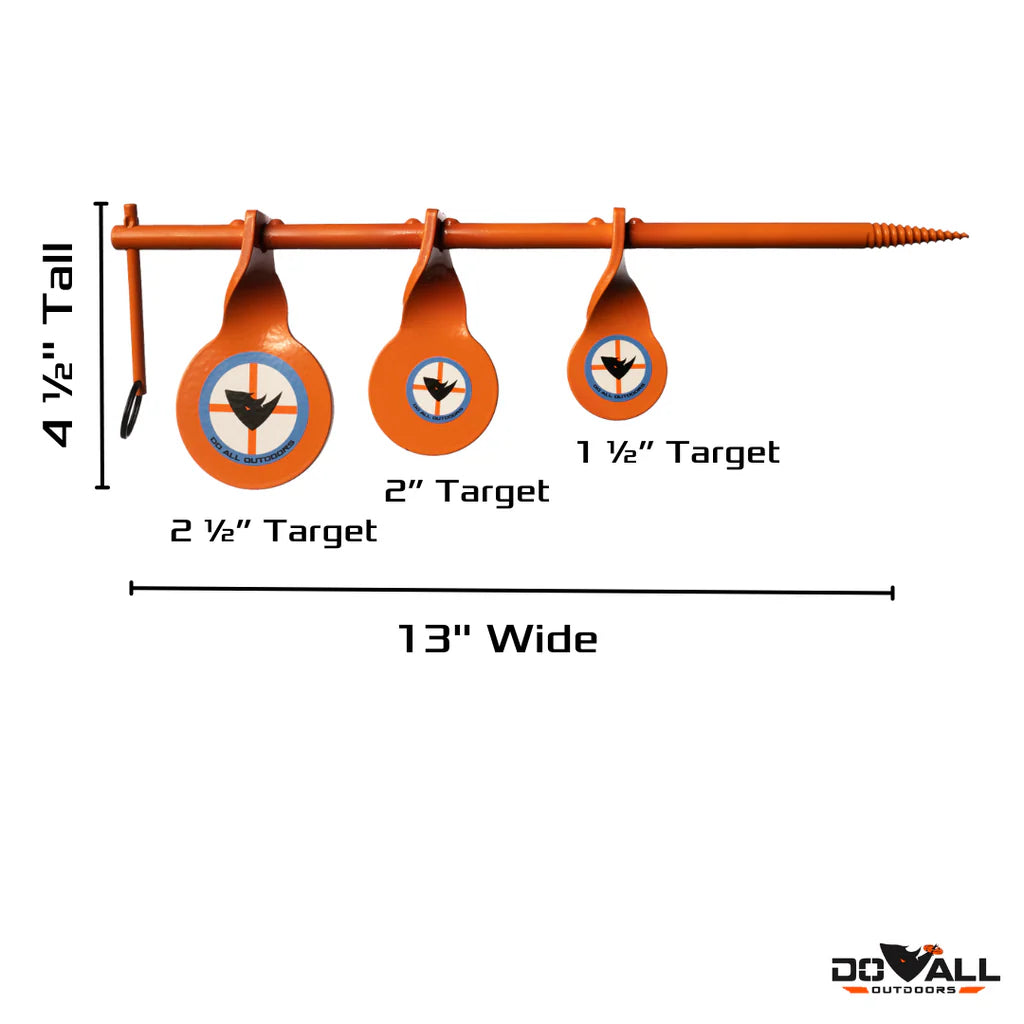 Do All Traps .22 Triple Tree Spinner | 13" Wide & 4" Tall