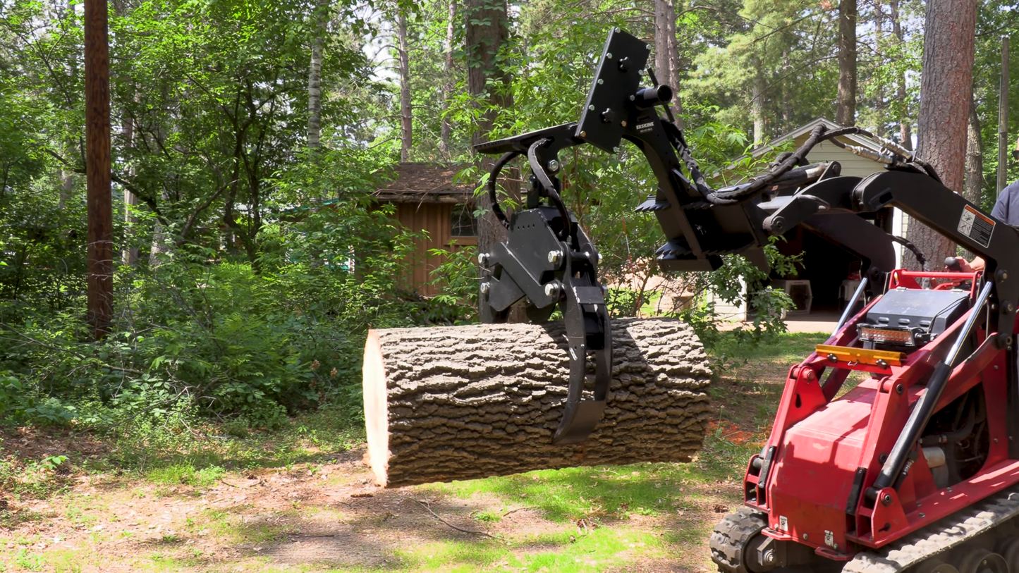 Erskine Mini Multi Purpose Grapple | Maximum Jaw Opening Width 67" inches | Hydraulic Pump Capacity 5 - 15 GPM | For Mini Skid Steer