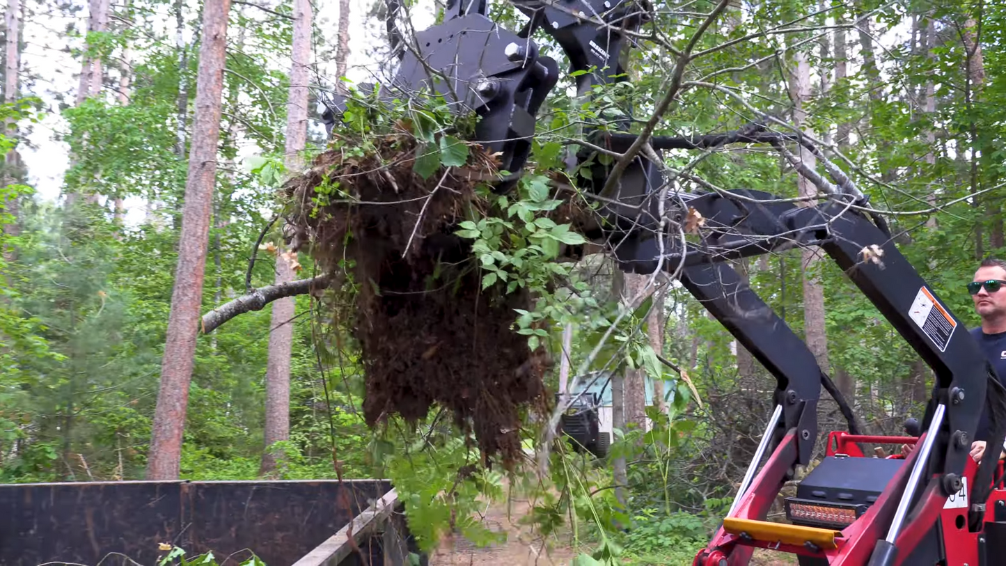 Erskine Mini Multi Purpose Grapple | Maximum Jaw Opening Width 67" inches | Hydraulic Pump Capacity 5 - 15 GPM | For Mini Skid Steer