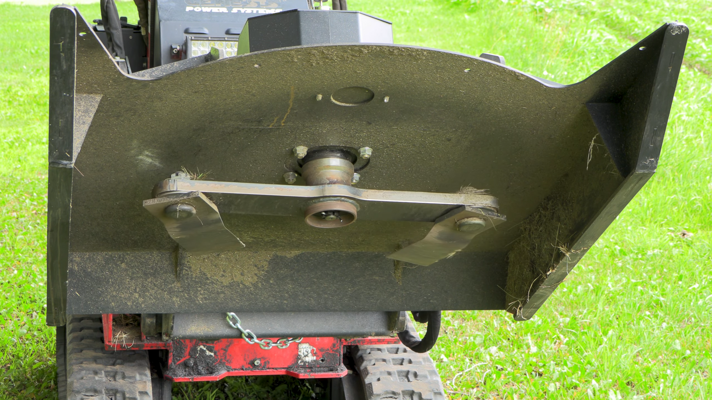 Erskine Mini Rotary Brush Mower | Overall Width 48" & 56" inches | Deck Length 62" & 70" inches | For Mini Skid Steer