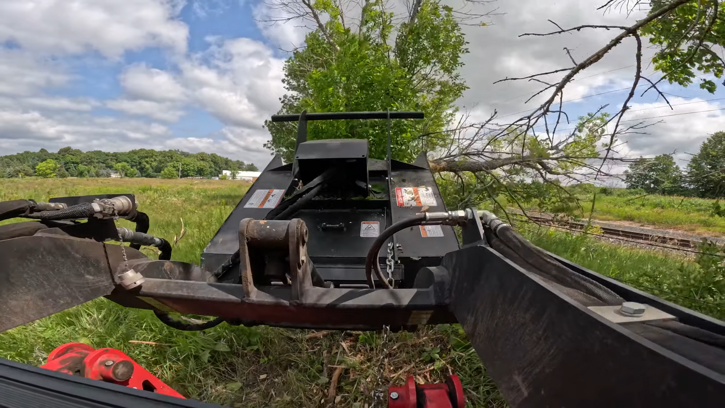 Erskine Mini Rotary Brush Mower | Overall Width 48" & 56" inches | Deck Length 62" & 70" inches | For Mini Skid Steer