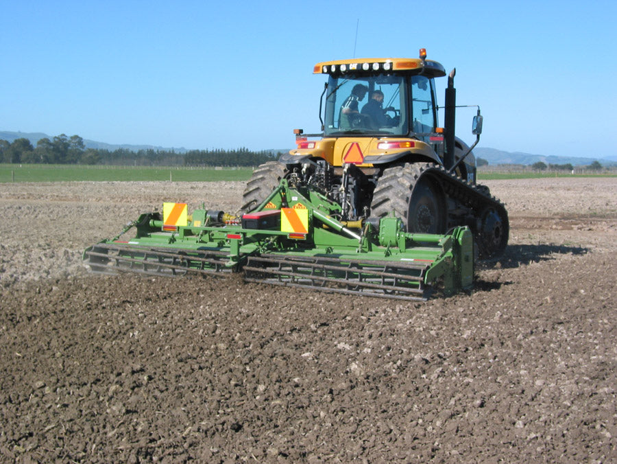 Celli Folding Rotary Tiller With Bed Former | Model Tiger 280P | 15'-17.7' Working Width | 175-280 HP | For Tractor