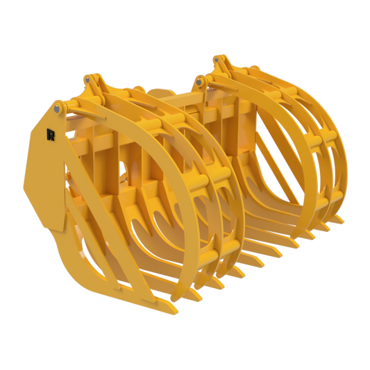 Rockland TG 81" to 142" Width Tire Grapple with Jumper Hoses for Loaders