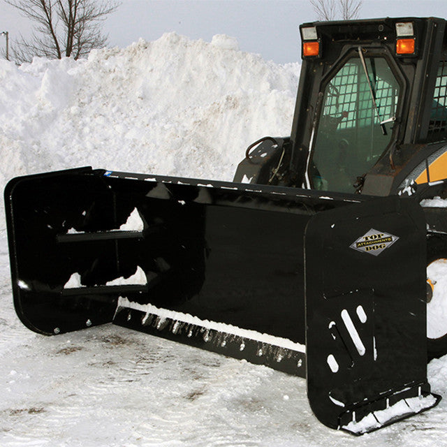 Top Dog Attachments Snow Pusher | Width 96" & 120" | Weight 737 & 876 lbs | Snow Removal | For Skid Steers