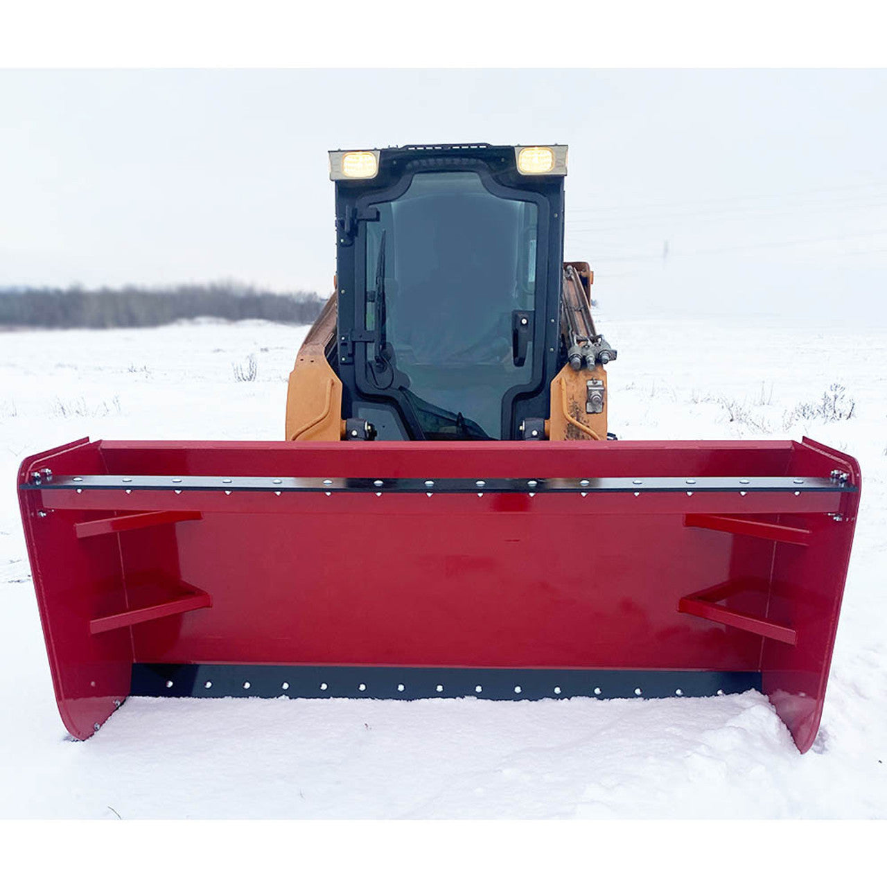 Top Dog Attachments Snow Pusher | Width 96" & 120" | Weight 737 & 876 lbs | Snow Removal | For Skid Steers