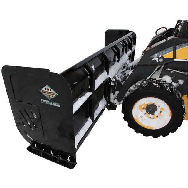 Top Dog Attachments Snow Pusher | Width 96" & 120" | Weight 737 & 876 lbs | Snow Removal | For Skid Steers