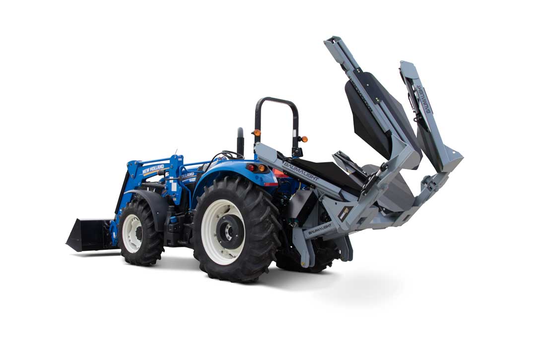 Baumalight 3-Point Hitch Tree Spade | Model PT440 | Opening Width 52" | Horsepower 70 To 80 HP | For Tractors