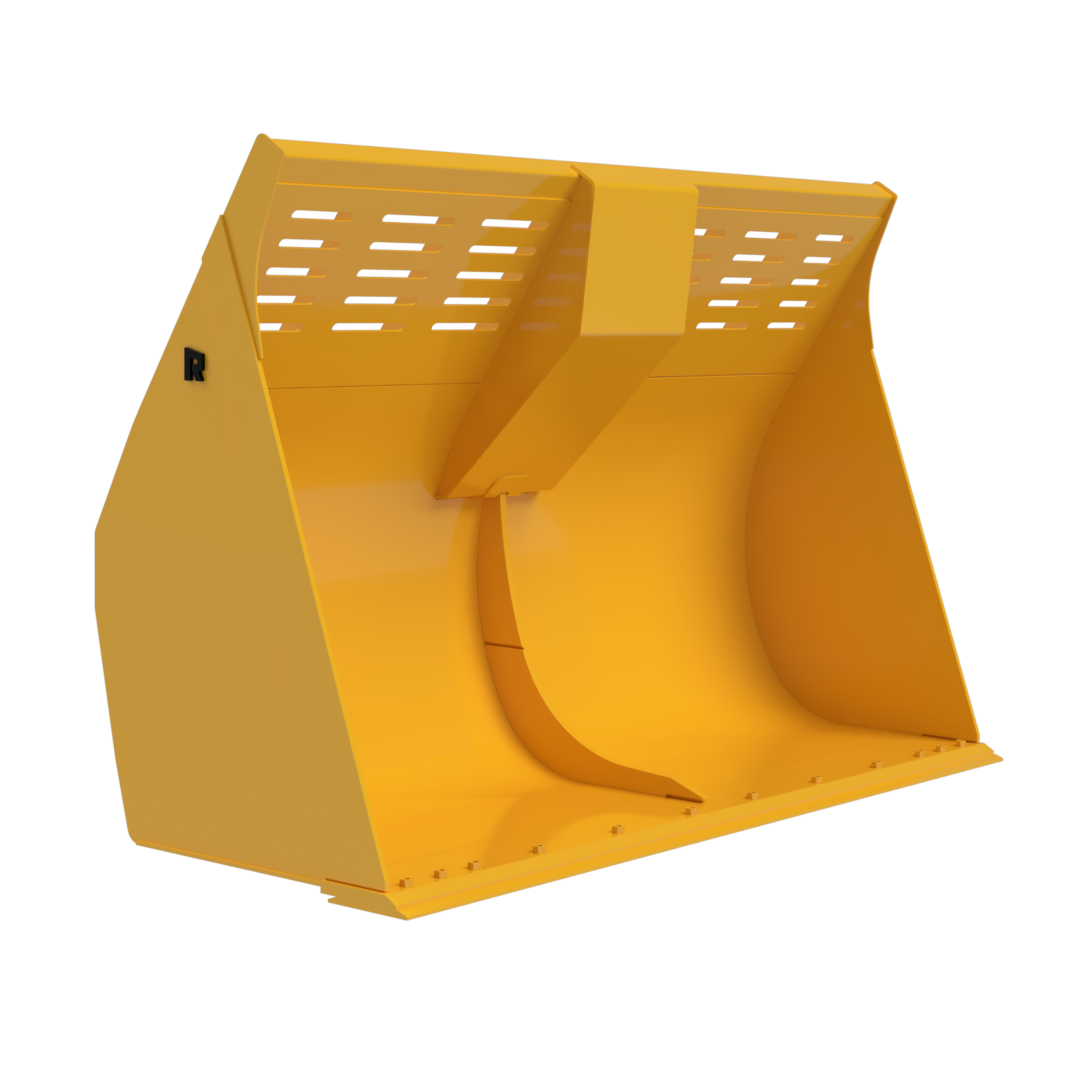 Rockland Transfer Station Bucket with Reversible Cutting Edges for Loaders