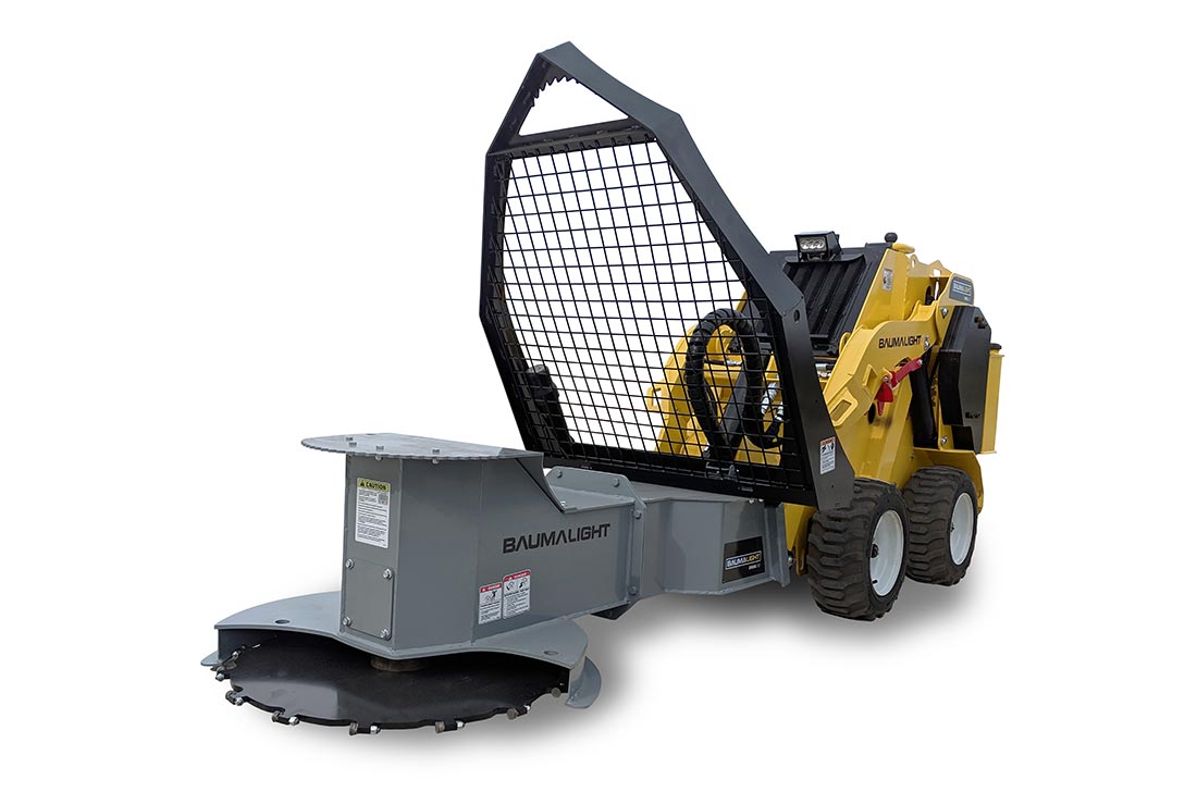 Baumalight Manual Rotation Tree Saw | Model DSM-230 & DSM-530 | Blade Diameter 30" | Hydraulic Flow Range 6 To 30 GPM | For Mini Skid Steers