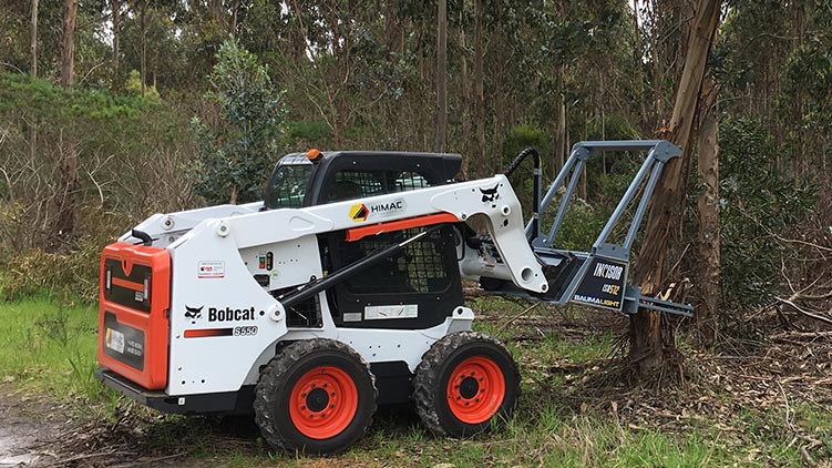 Baumalight Tree Shear With Buncher | Model ISH/ISR Series | Limb Cutting Size 10" & 12" | Hydraulic Flow 10 To 60 GPM | For Skid Steers