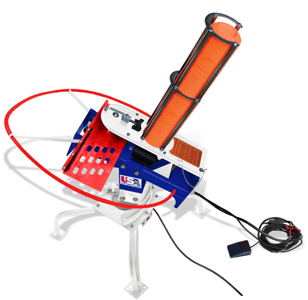 Do All Traps USA Clay Trap w/ Wireless Remote & Wobbler Kit | Wireless Remote Range 300' ft | Throw Distance 55+ Yards