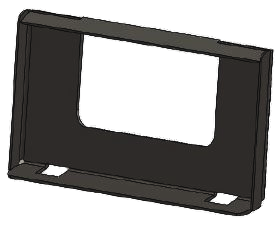Top Dog Attachments Mounting Accessories | Universal Plates | Weight 41 to 86 lbs | Width 42" to 48" | Oil Flow Range 15 to 25 GPM | For Skid Steer