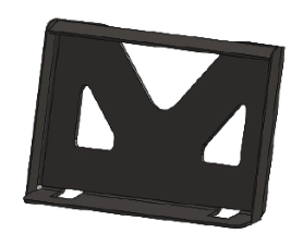 Top Dog Attachments Mounting Accessories | Universal Plates | Weight 41 to 86 lbs | Width 42" to 48" | Oil Flow Range 15 to 25 GPM | For Skid Steer