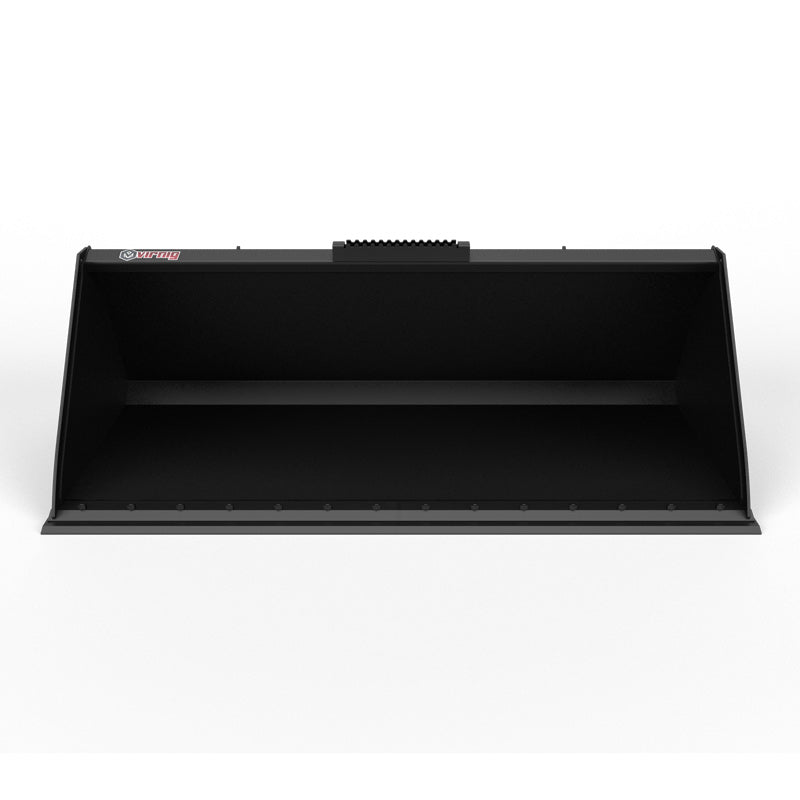 Virnig V40 Snow / Light Material Bucket | Models SLHV60 To SLHV96 | Widths 60" To 96" | Hydraulic Flow 15 To 25 GPM | For Skid Steer