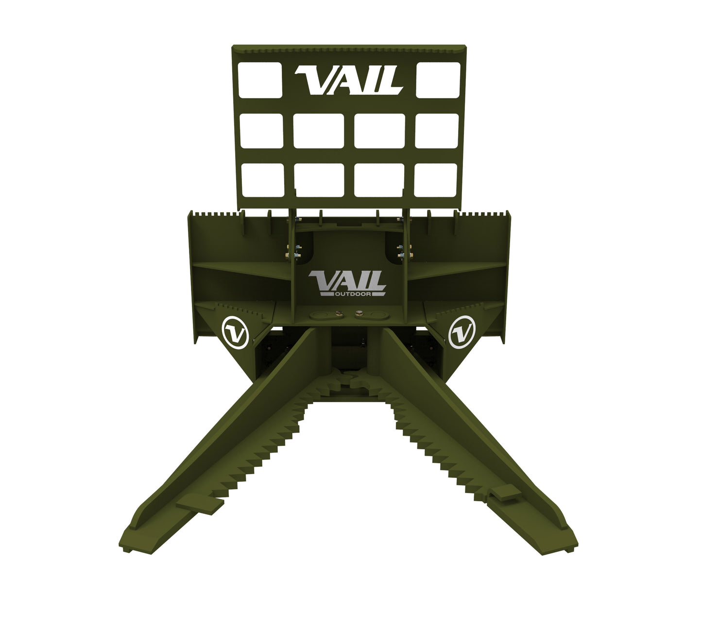 Vail Products Outdoor Tree Puller | Working Width 45" inches | Oil Flow 10-15 GPM | For Skid Steers