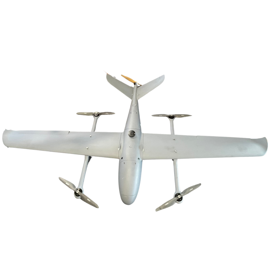 AeroStar Dynamics VTOL UAV Drone | Model VTOL-EVR-8 | Wingspan 2500 mm | Flight Endurance 12+ Hours | Payload 45+ kg | For Agricultural, Surveillance & Commercial