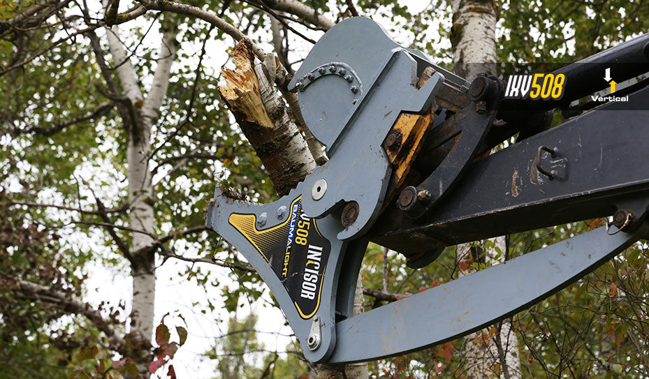 Baumalight Tree Shear | Model IXV512, IXV508 & IXV715 | Limb Size 8", 12" & 15" | Machine Size 3 To 26 Tons | For Excavators