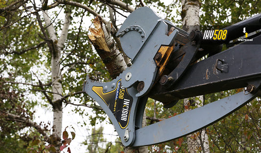 Baumalight Tree Shear | Model IXV512, IXV508 & IXV715  | Limb Size 8", 12" & 15" | Machine Size 3 To 26 Tons | For Excavators