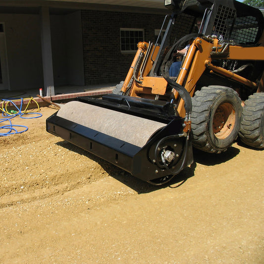 Loflin Fabrication | Vibratory Roller | 84" Width | Hydraulic Flow 14 To 43 GPM | For Skid Steer