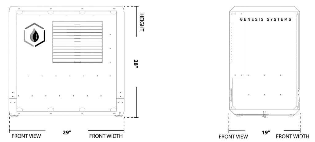 Genesis Systems | WC-10 Water Cube | Atmospheric Water Generator | 10+ Gallons/Day | Solar + IoT Ready | Off-Grid Water Generation